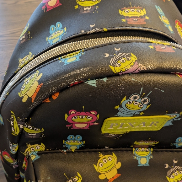 Loungefly Disney Pixar Alien Mixup Mini Backpack - Picture 6 of 9